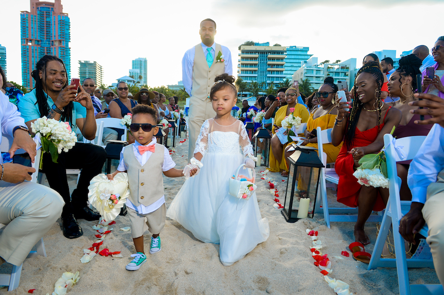 South Beach Wedding Featured on Tacari Weddings